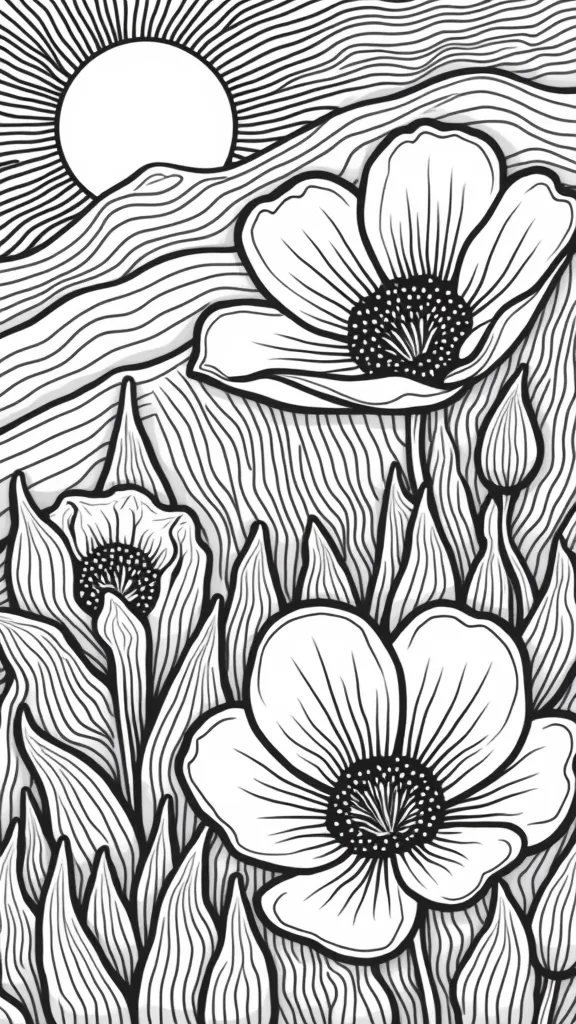 georgia o’keeffe coloring pages